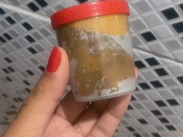 Pote 80 ml chuva marrom